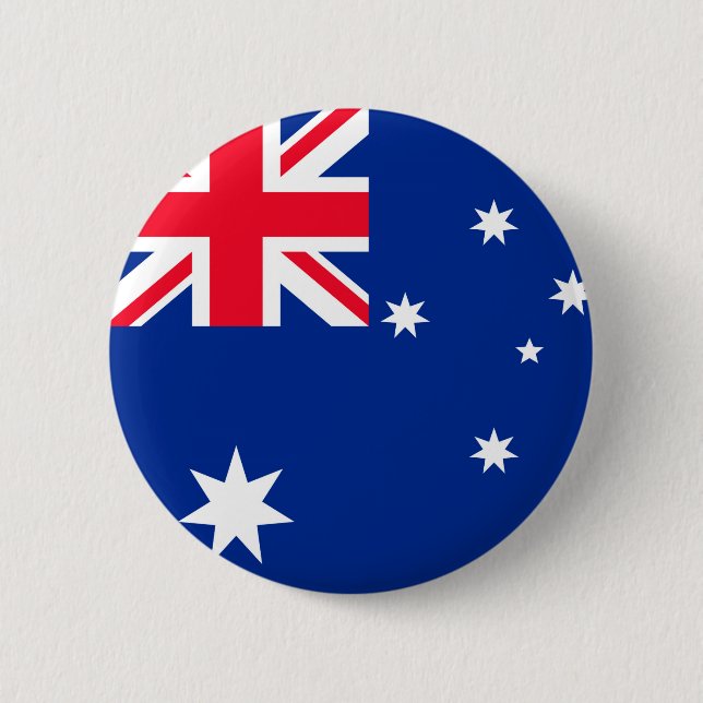 Australien flagga knapp (Framsida)