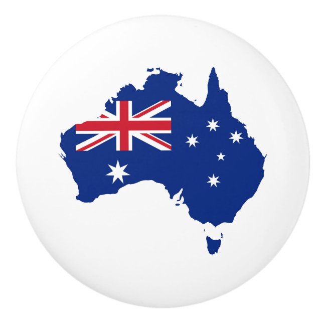 Australien flagga knopp (Framsidan)