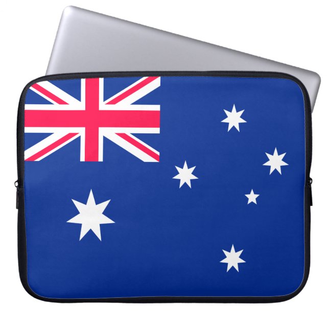 Australien Flagga Laptop Fodral (Framsidan)