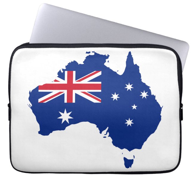 Australien flagga laptop fodral (Framsidan)