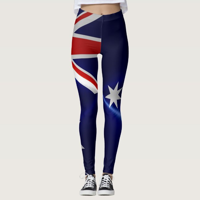 Australien, Flagga Leggings (Framsida)