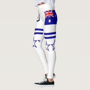 Australien Flagga Leggings