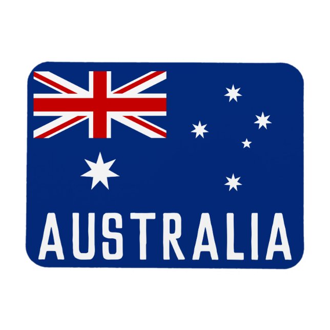 Australien flagga magnet (Horisontell)