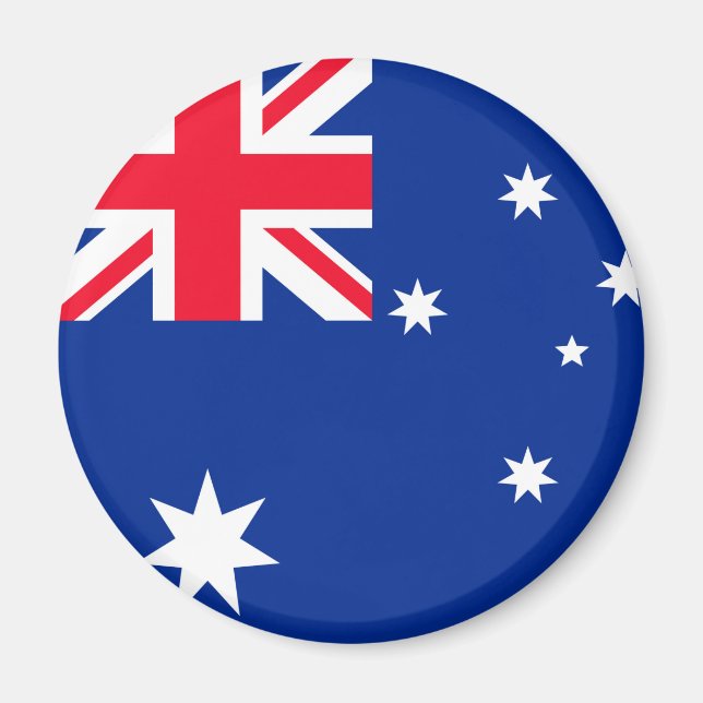 Australien Flagga Magnet (Framsidan)