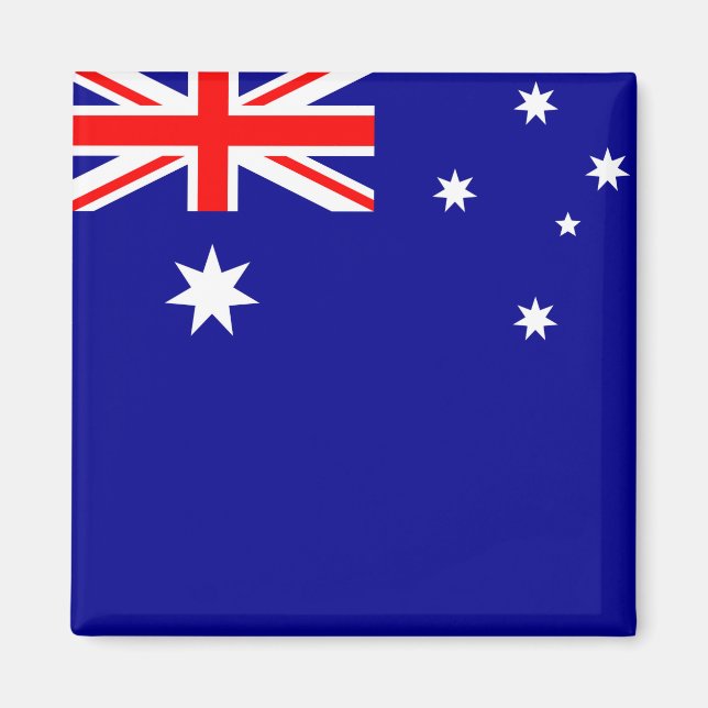 Australien Flagga Magnet (Framsidan)