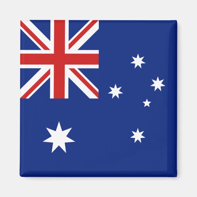 Australien Flagga Magnet (Framsidan)