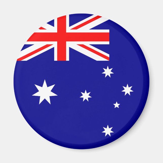 Australien Flagga Magnet (Framsidan)
