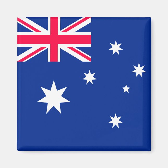 Australien Flagga Magnet (Framsidan)