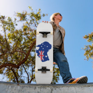 Australien flagga mini skateboard bräda 18,5 cm