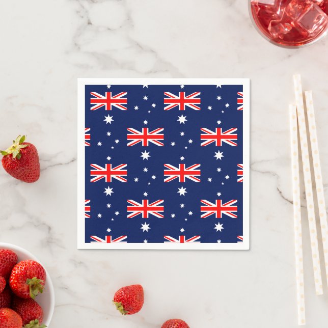 Australien flagga mönster pappersservett (Insitu)