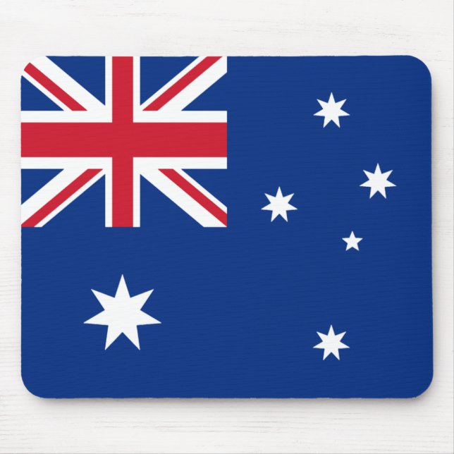 Australien flagga Mousepad Musmatta (Framsidan)