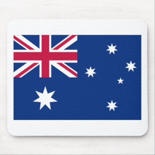 Australien flagga musmatta