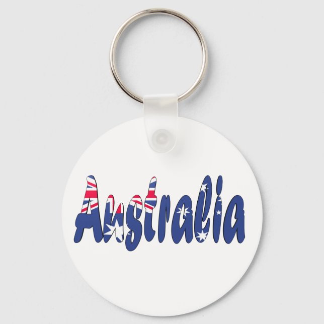 Australien Flagga Nyckelring (Framsida)