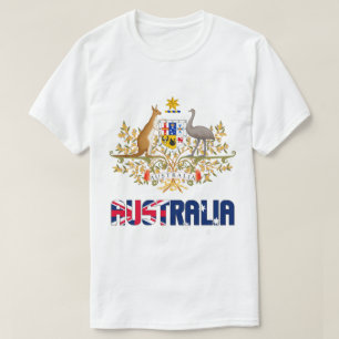 Australien, Flagga och Jacka av Arm Patriotic T Shirt