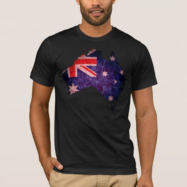 Australien Flagga och Kartor Tröja (Framsida)