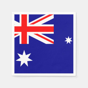 Australien flagga pappersservett
