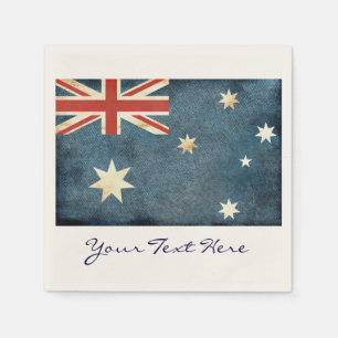 Australien Flagga Party Napkins Pappersservett