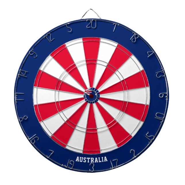 Australien Flagga Patriots Bullseye Darttavla (Framsidan)