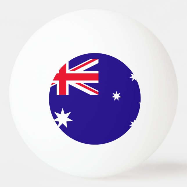 Australien flagga pingisboll (Framsidan)