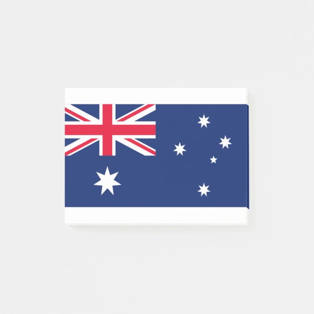 Australien Flagga Post-it Block (Framsida)