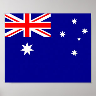 Australien Flagga Poster