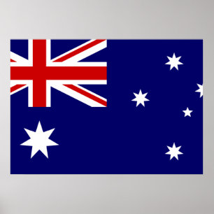 Australien Flagga Poster