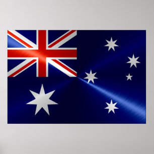 Australien Flagga Poster