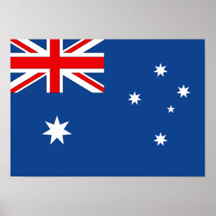 Australien Flagga Poster