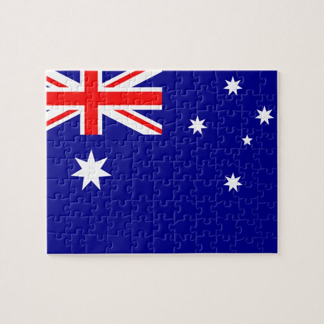 Australien Flagga Pussel (Horisontell)