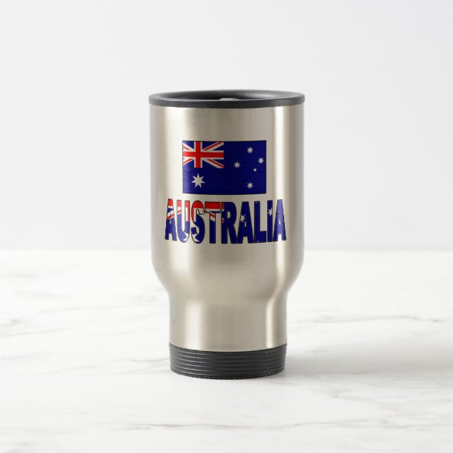 Australien flagga resemugg (Center)