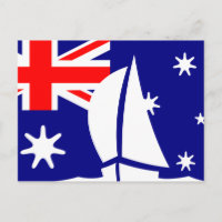 Australien Flagga Sailing Boat Nautical