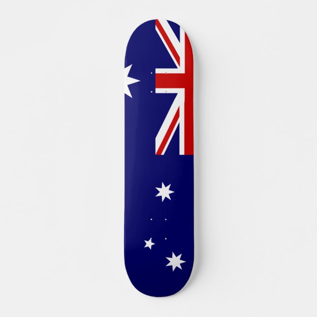 Australien flagga skateboard bräda 20,5 cm (Framsida)