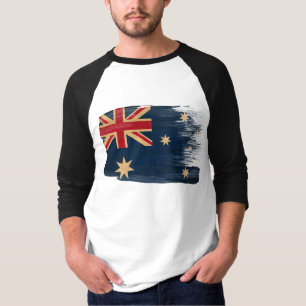 Australien flagga t shirt