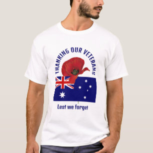 Australien Flagga TACK VETERANS T Shirt