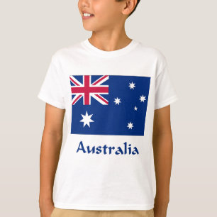 Australien flagga tee