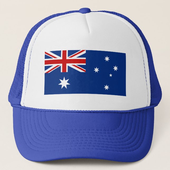 Australien flagga truckerkeps (Framsida)
