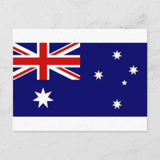 Australien Flagga Vykort