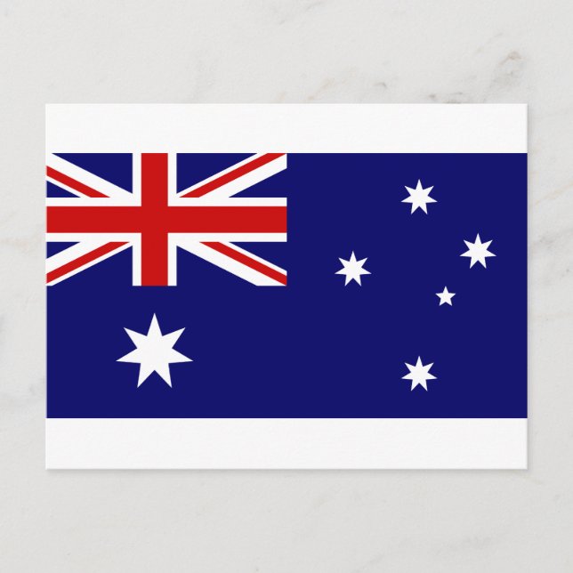 Australien Flagga Vykort (Framsida)