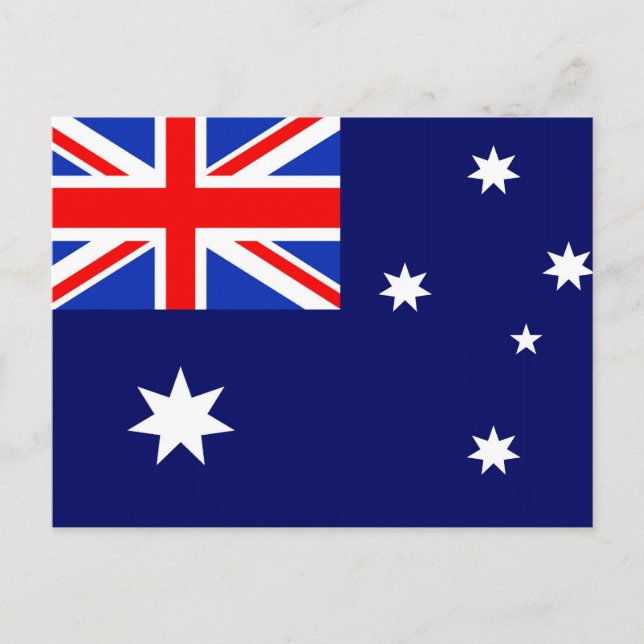 Australien flagga vykort (Framsida)