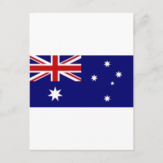 Australien Flagga Vykort (Framsida)