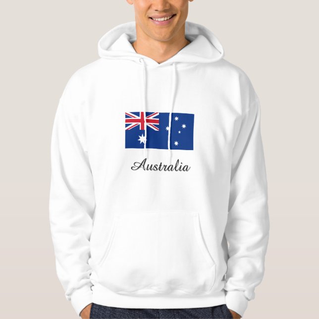 Australien flaggadesign sweatshirt (Framsida)