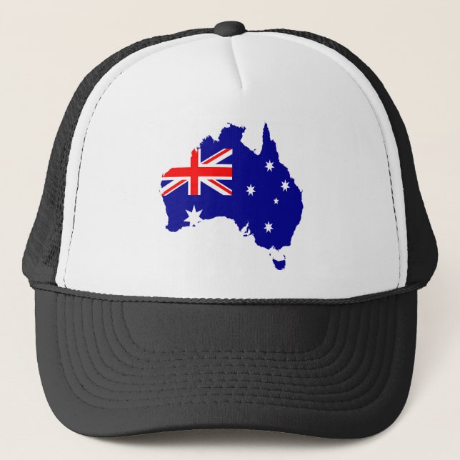 Australien flaggakarta keps (Framsida)