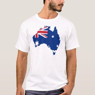 Australien flaggakarta tröja