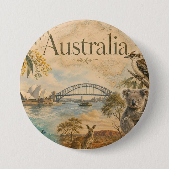 Australien för Australien-älskare  Knapp (Framsida)