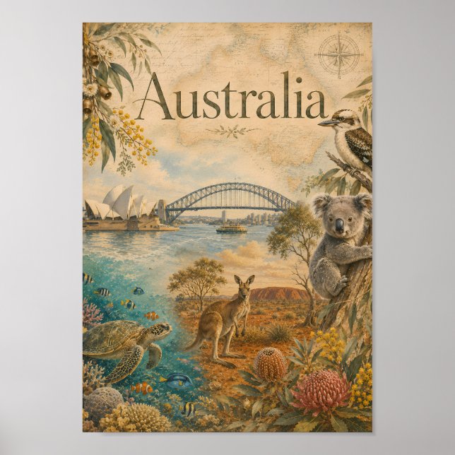 Australien för Australien-älskare  Poster (Framsidan)