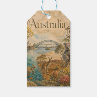 Australien för Australienälskare Presentetikett