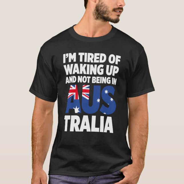 Australien för Proud Australian Aussie Australia R T Shirt (Framsida)
