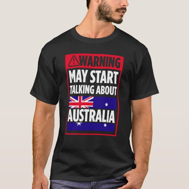 Australien för Proud Australian Aussie Australia R T Shirt (Framsida)