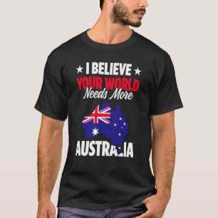 Australien för Proud Australian Aussie Australia R T Shirt