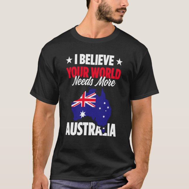 Australien för Proud Australian Aussie Australia R T Shirt (Framsida)